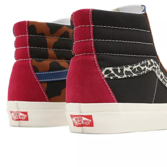 Vans sk8 sale hi crimson