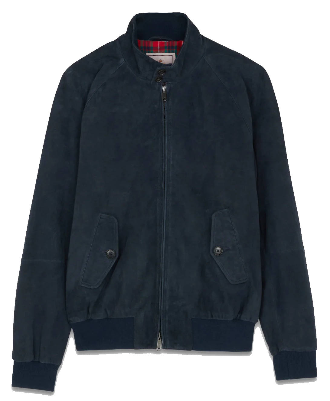 Baracuta G9 Harrington Jacket Suede Navy