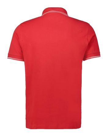 Stone Island 2SC18 Patch Program Polo Shirt Red