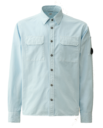 C.P. Company Gabardine Pockets Shirt Starlight Blue