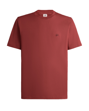 C.P. Company Jersey Logo Patch Tee Red Bud