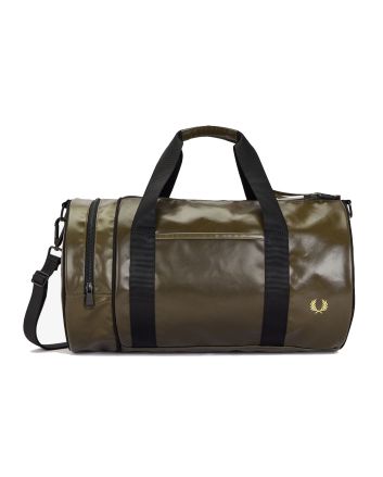 Fred Perry Tonal Barrel Bag Uniform Green & Gold