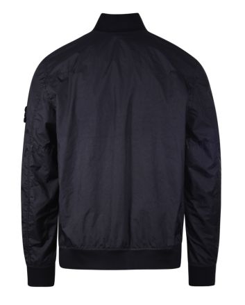 Stone Island 41223 Membrana 3L TC Bomber Jacket Navy Blue