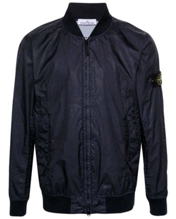 Stone Island 41223 Membrana 3L TC Bomber Jacket Navy Blue