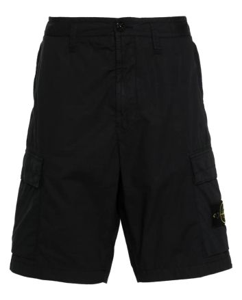 Stone Island L0803 Cargo Bermuda Shorts Navy Blue