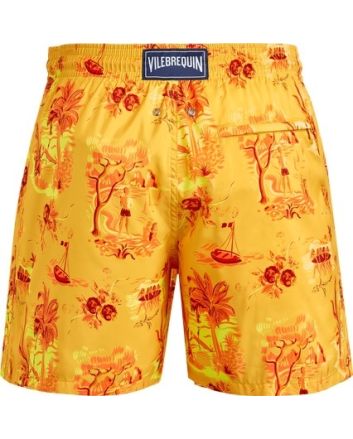 Vilebrequin Mahina Swin Short Ultra-light & Packable Toile de Jouy and Surf Corn