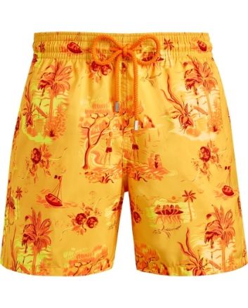 Vilebrequin Mahina Swin Short Ultra-light & Packable Toile de Jouy and Surf Corn