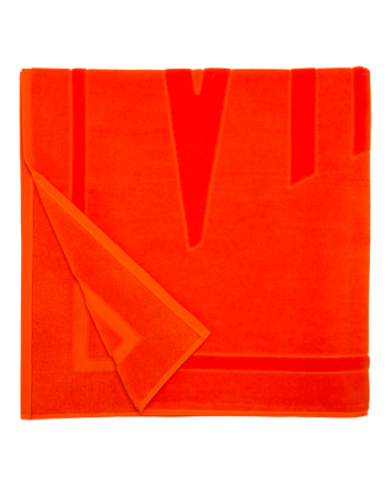 Vilebrequin Beach Towel Solid Apricot Orange