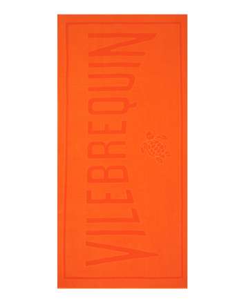 Vilebrequin Beach Towel Solid Apricot Orange