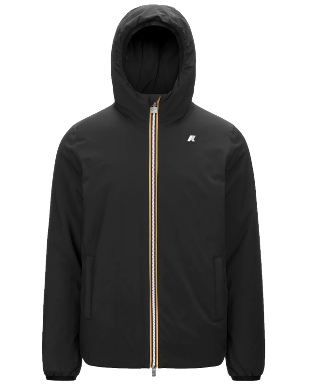 K-Way Jack ST Warm Reversible Jacket Black Pure & Green Blackfish