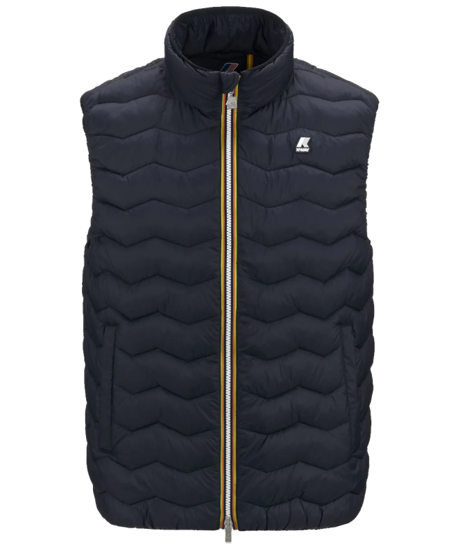 K-Way Valen Quilted Warm Vest Blue Depth