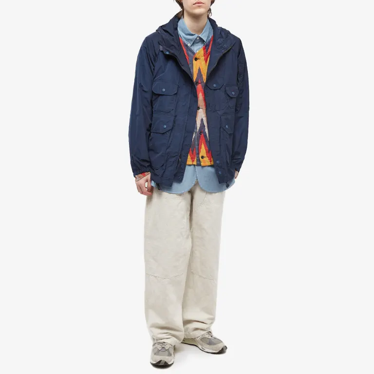 Engineered Garments Atlantic Parka Dark Navy Memory Polyester