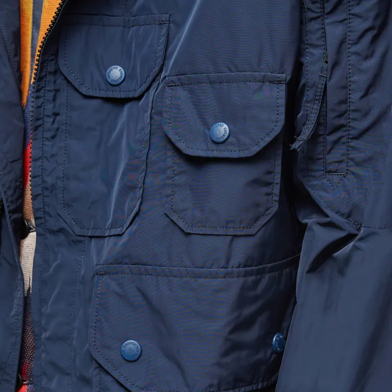 Engineered Garments Atlantic Parka Dark Navy Memory Polyester | eBay