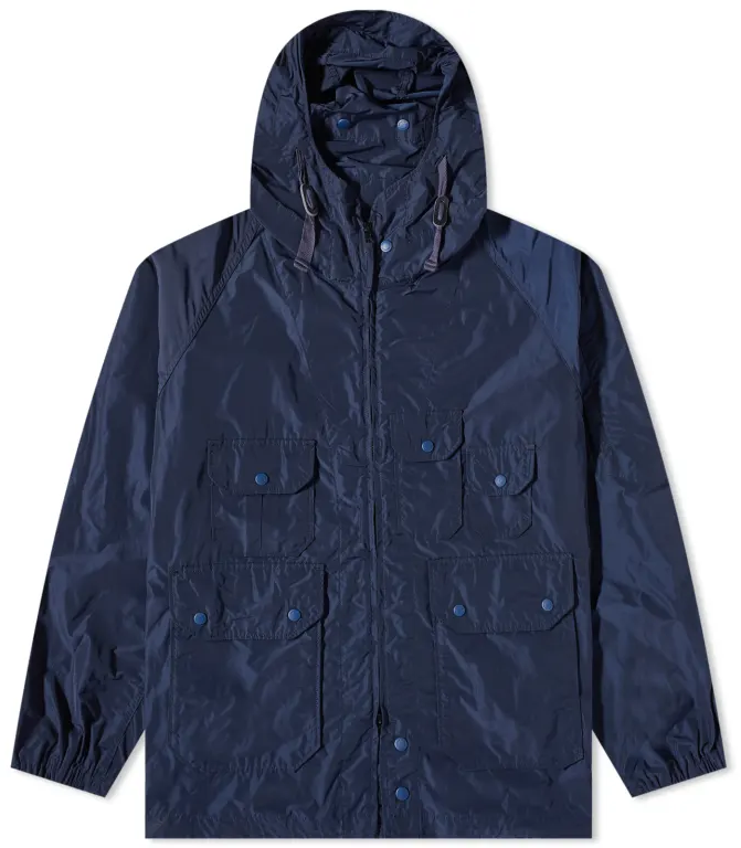 Engineered Garments Atlantic Parka Dark Navy Memory Polyester